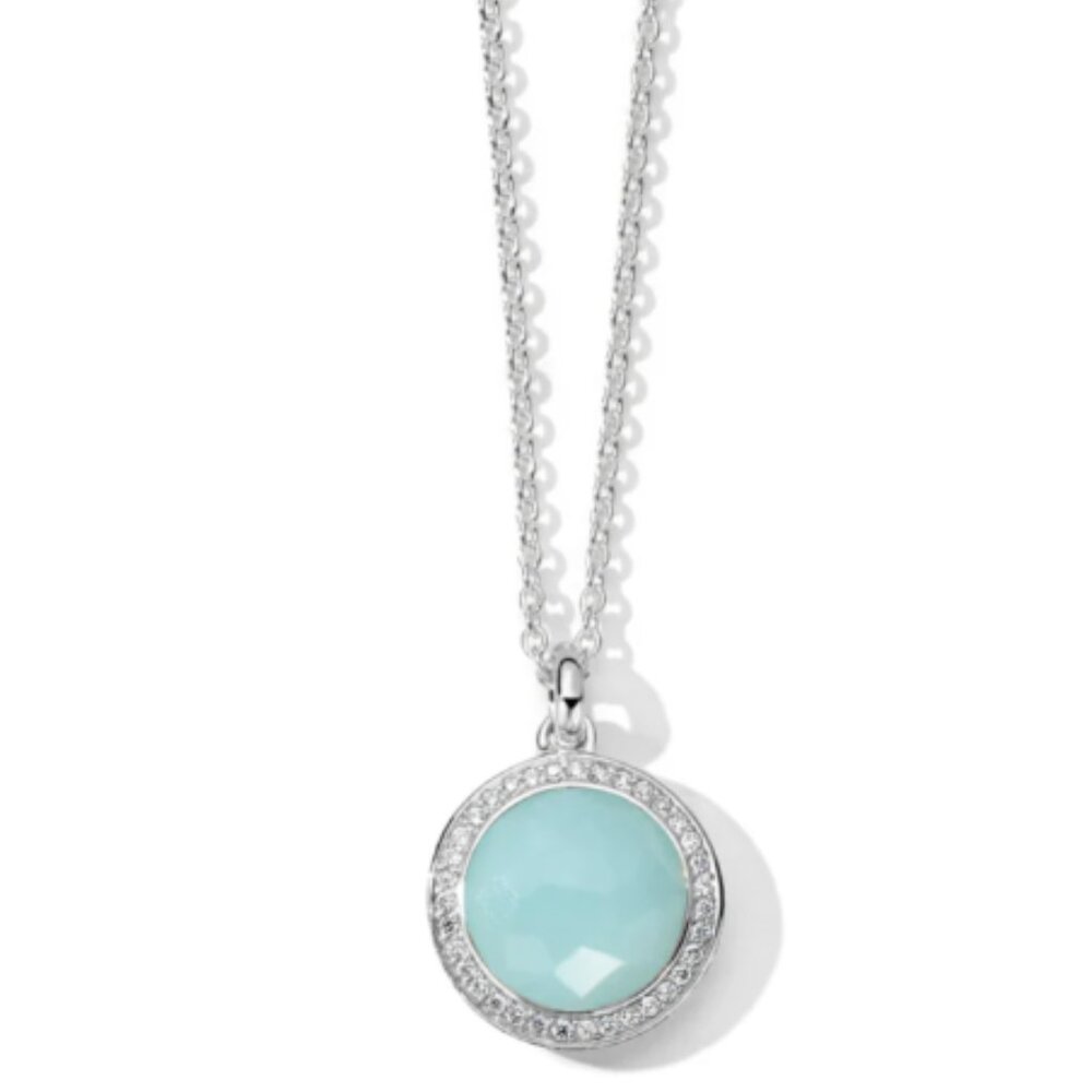 IPPOLITA Mini Pendant Necklace 925 Silver With Diamonds - Picture 2 of 6